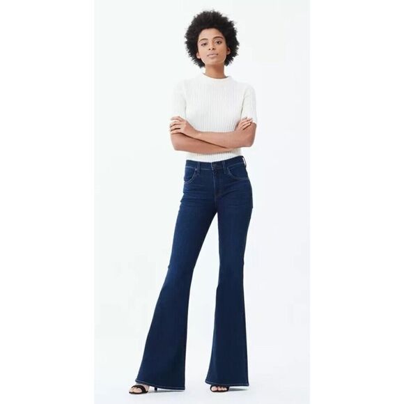 NWT Citizens of Humanity Chloe Petite Mid Rise Super Flare Jeans Size 24 - Picture 1 of 11